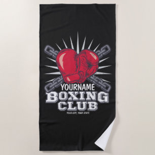 Serviette De Plage Boxer champion de course