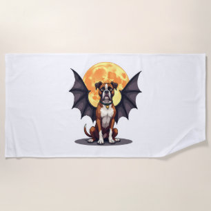 Serviette De Plage Boxeur Ailes de Chauve-Souris