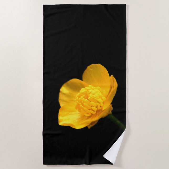 Serviette De Plage Btcna fleur de betercup (Devant)