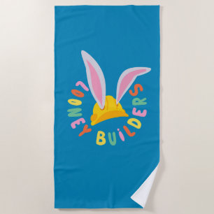 Serviette De Plage BUGS BUNNY BUILDERS™ Logo Cercle Casque de Chanti