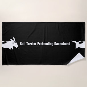 Serviette De Plage Bull terrier