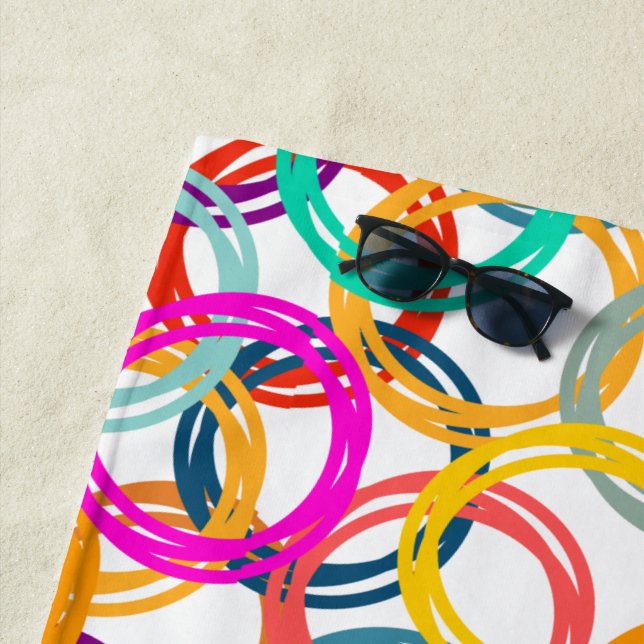 Serviette De Plage Bulles, bulles partout (En situation)