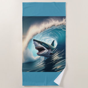 Serviette De Plage Bump et Bite de requin