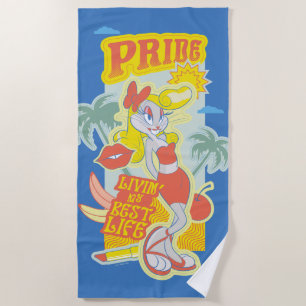 Serviette De Plage BUNNY™ Pride - Livin' My Best Life