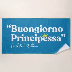 Serviette De Plage Buongiorno Principessa