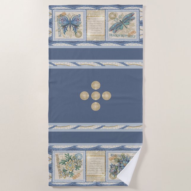 Serviette De Plage Bureau de création G (Devant)