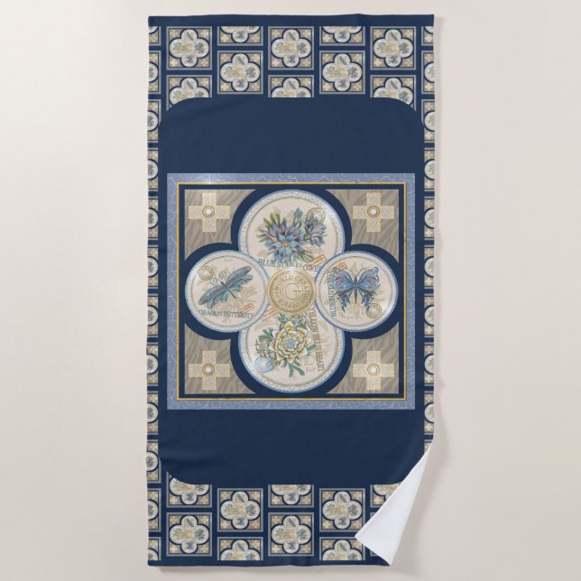 Serviette De Plage Bureau de création G (Devant)