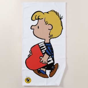 Serviette De Plage cacahuètes Piano de voyage Schroeder