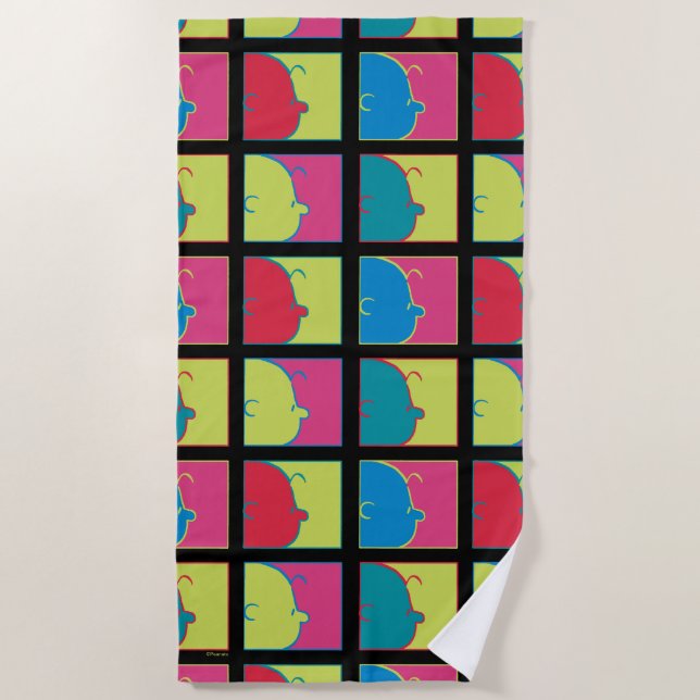 Serviette De Plage cacahuètes | Pop Art Charlie Brown (Devant)