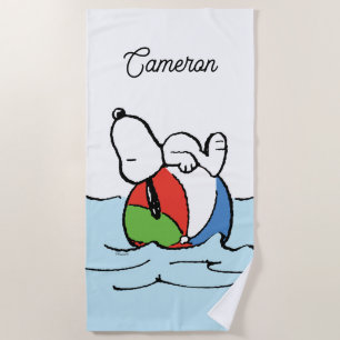 Serviette De Plage cacahuètes Snoopy Beach Ball Beach