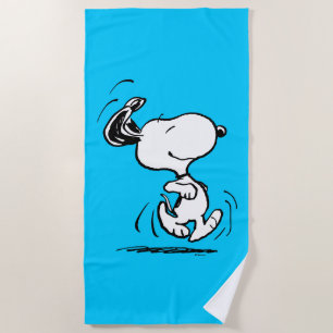 Serviette De Plage cacahuètes Snoopy Happy Dance
