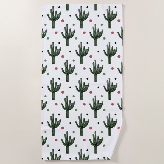 Serviette De Plage Cactus (Devant)