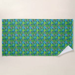 Serviette De Plage Cadeau d'anniversaire   La Mer Est La Vie