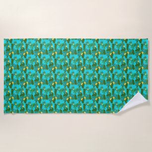 Serviette De Plage Cadeau d'anniversaire Le paradis tropical vous a