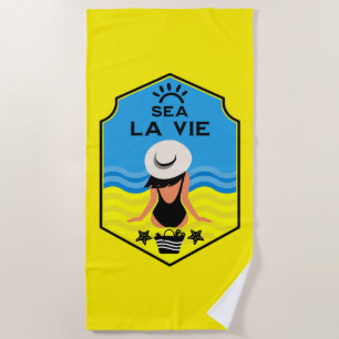 Serviette De Plage Cadeau essentiel de plage d'été