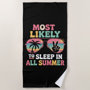 Serviette De Plage Cadeau pour l'enseignant le plus susceptible de do