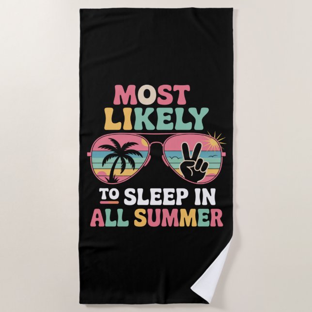 Serviette De Plage Cadeau pour l'enseignant le plus susceptible de do (Devant)