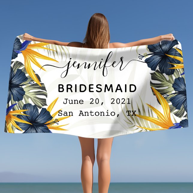 Serviette De Plage Cadeaux de mariage Cadeau de fête d'enterrement de (Wedding Gifts Bachelorette Party Gift, Wedding Bea Beach Towel)