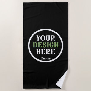 Serviette De Plage Cadeaux de mariage personnalisés, élégants, classi