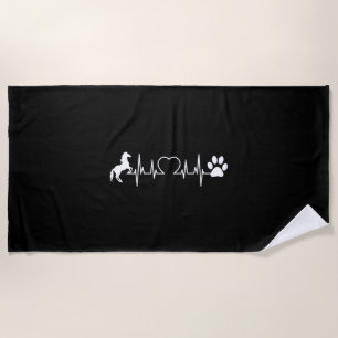 Serviette De Plage Cadeaux Équestres Pour Filles Cheval Chat Et Chien