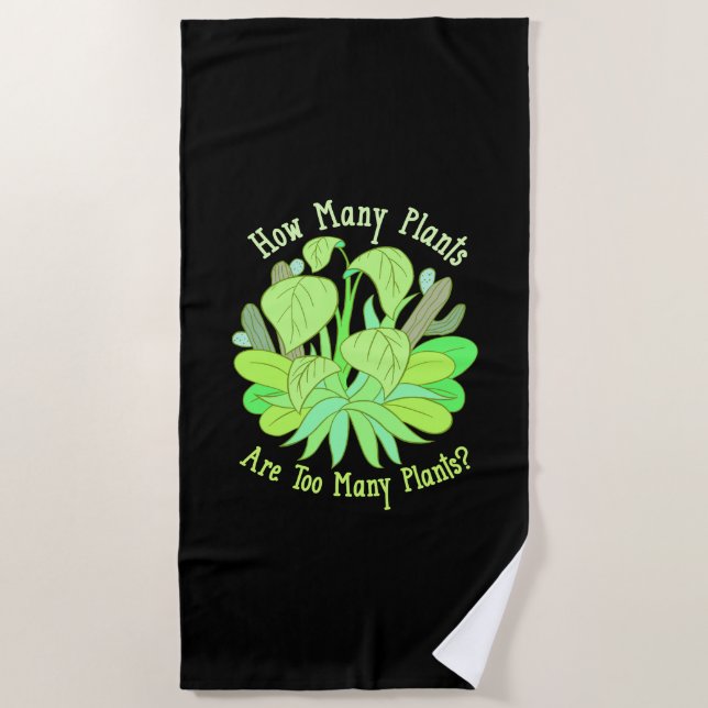 Serviette De Plage Cadeaux pour amateurs de jardinage (Devant)