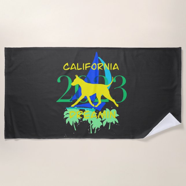 Serviette De Plage California Dreamin 2023 AHTCA (Devant)