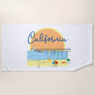Serviette De Plage Californie