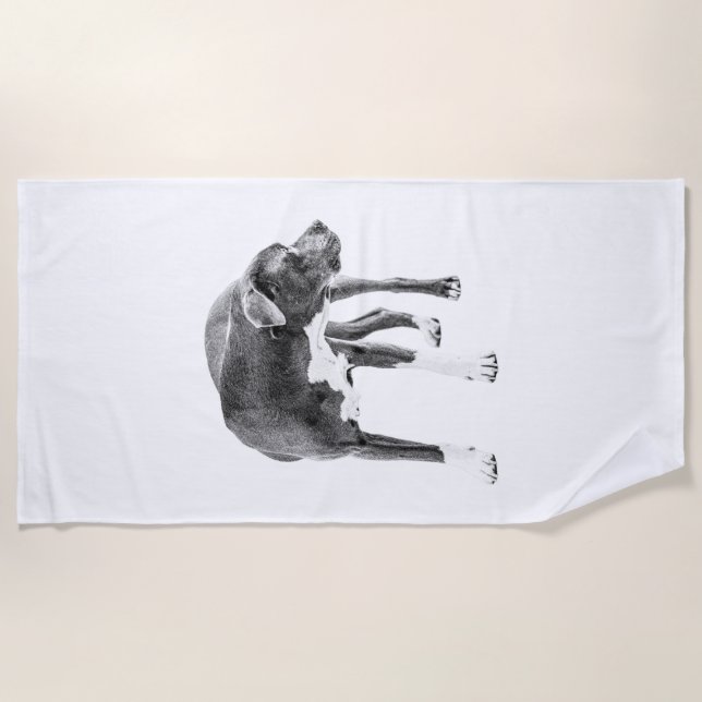 Serviette De Plage Calme du périmètre du feu de camp (Devant)
