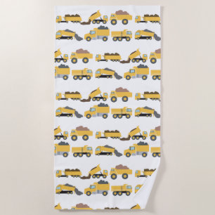 Serviette De Plage Camions de construction Camions de construction Ga