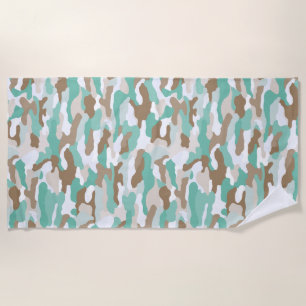 Serviette De Plage Camouflage côtier