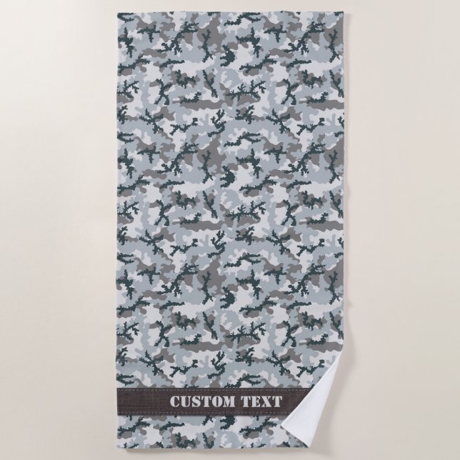 Serviette De Plage Camouflage urbain (Devant)