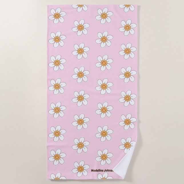 Serviette De Plage Camp de garde personnalisé (Devant)