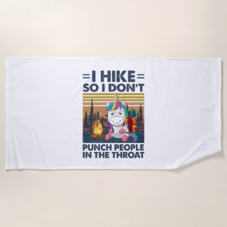 Serviette De Plage Camper Gift | I Hike So I Do Not Birthday