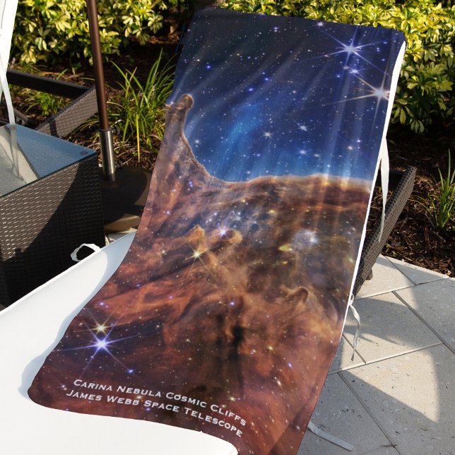 Serviette De Plage Carina Nebula Falaises cosmiques James Webb Hi-Res (Créateur téléchargé)
