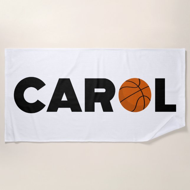 Serviette De Plage Carol Basket (Devant)