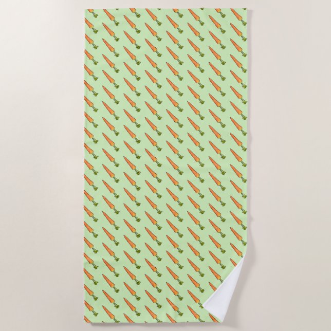 Serviette De Plage Carotte (Devant)