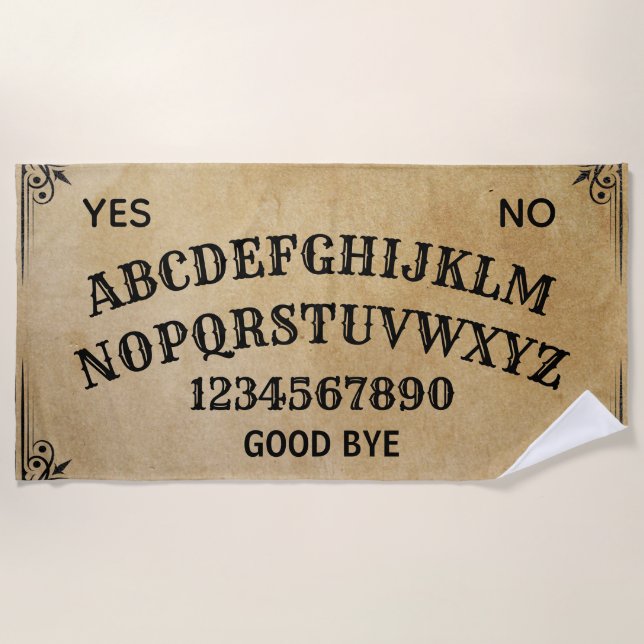 Serviette De Plage Carte d'esprit de conversation mystique (Devant)