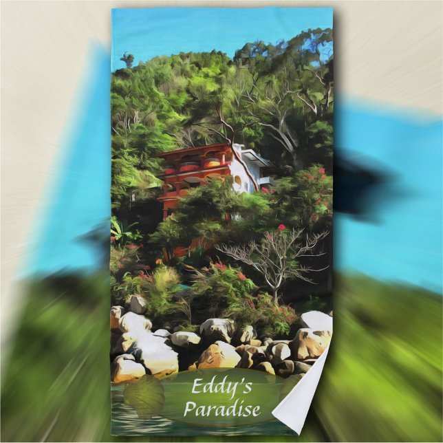 Serviette De Plage Casa Bahia Bonita Paradise 0759 (Créateur téléchargé)