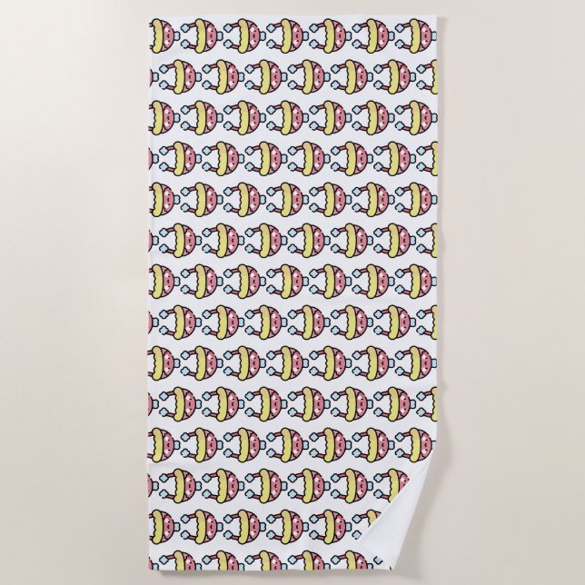 Serviette De Plage casquette (Devant)
