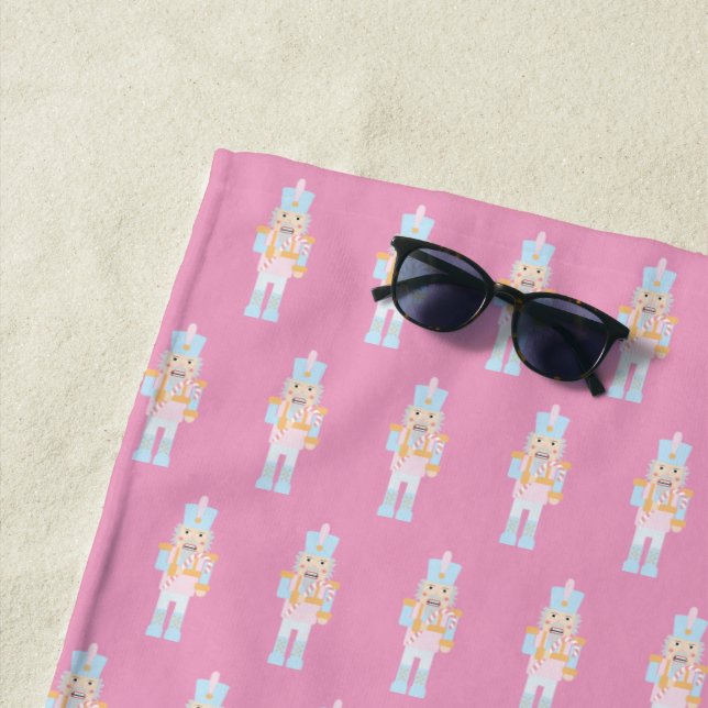 Serviette De Plage Casse-noix avec Sucre de canne (En situation)