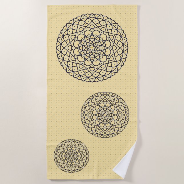Serviette de plage Celestial Day (Devant)