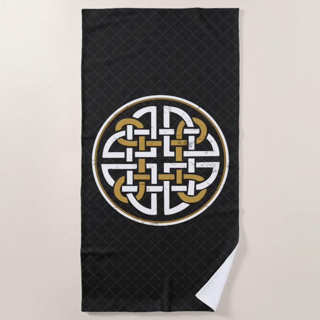 SERVIETTE DE PLAGE CELTIC KNOT (Devant)