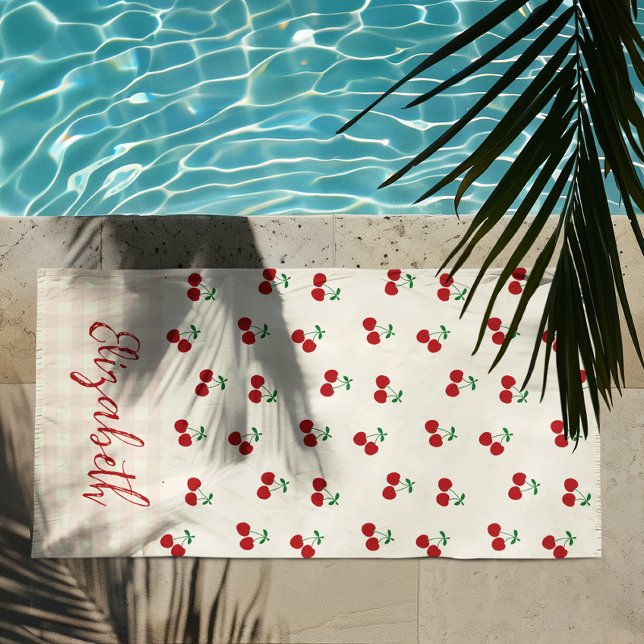 Serviette De Plage Cerises (Créateur téléchargé)