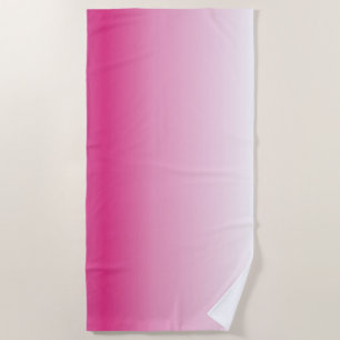 Serviette De Plage cerisier rose croustillant rose