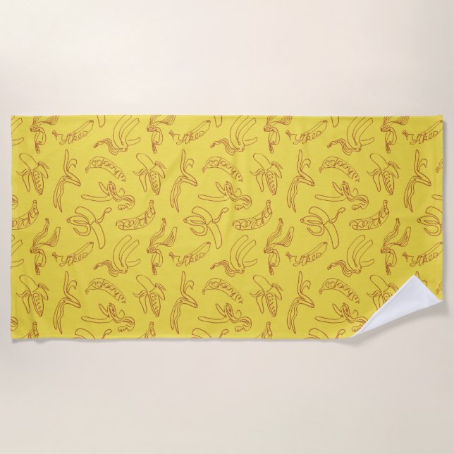 Serviette De Plage C'est Bananas (Devant)