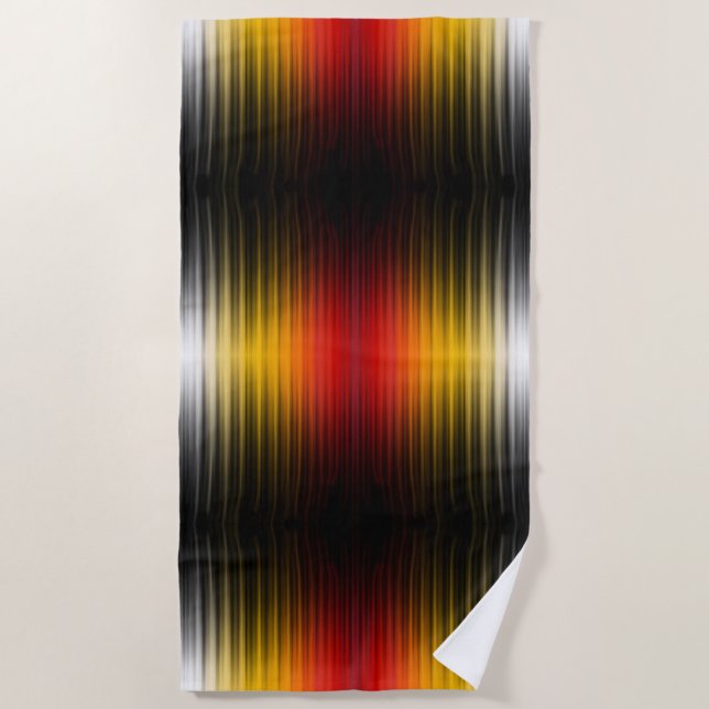 Serviette De Plage Champ de plasma de rentrée de vaisseau spatial Cou (Devant)