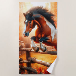 Serviette De Plage Cheval de saut