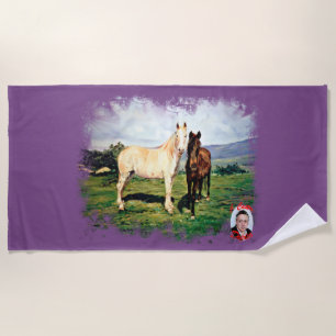 Serviette De Plage Chevaux/Cabalos/Horses