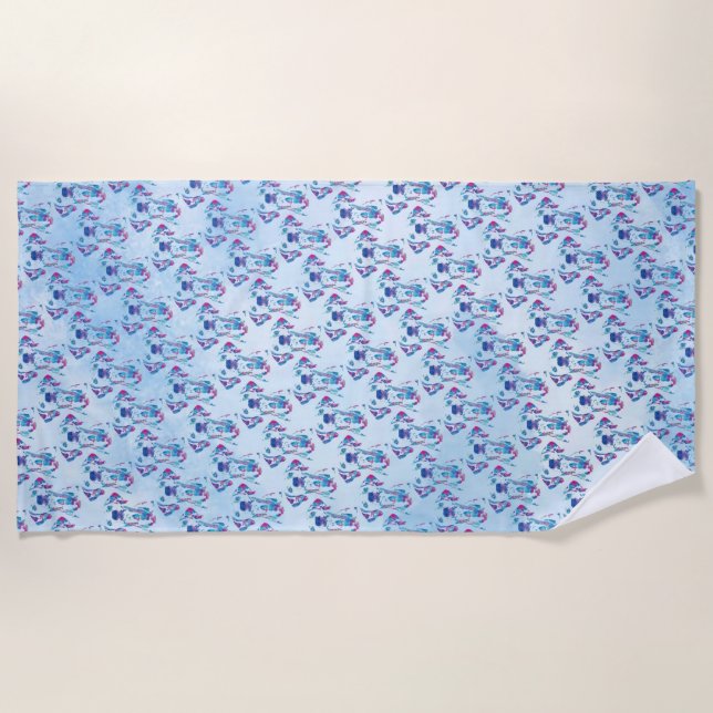 Serviette De Plage Chien (Devant)