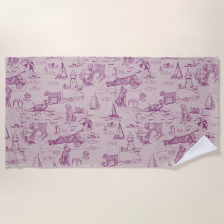 Serviette De Plage Chien de mer Toile Bouvier des Flandres Sable de p